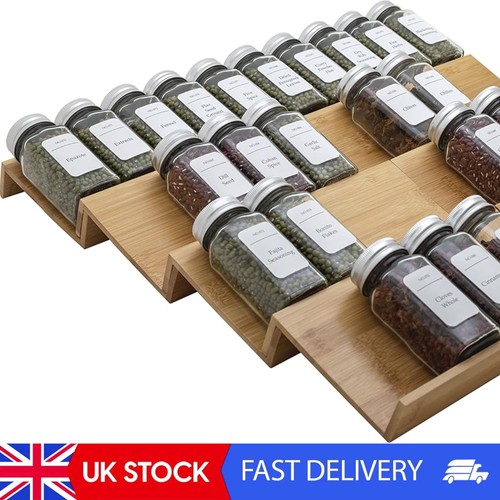 Bamboo spice rack - bamboo,
