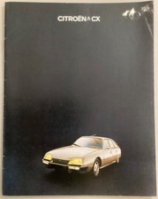 CITROEN CX Car Sales Brochure