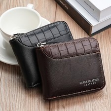 Mens Wallet with Zipper