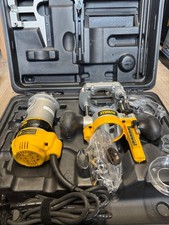 DeWalt D26204K 1/4" Combination Plunge & Fixed Base Router Trimmer 240v