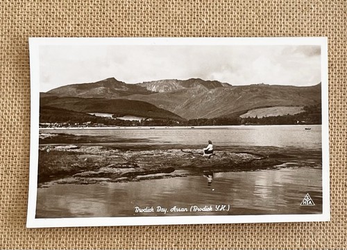 Vintage postcard brodick bay - vintage,