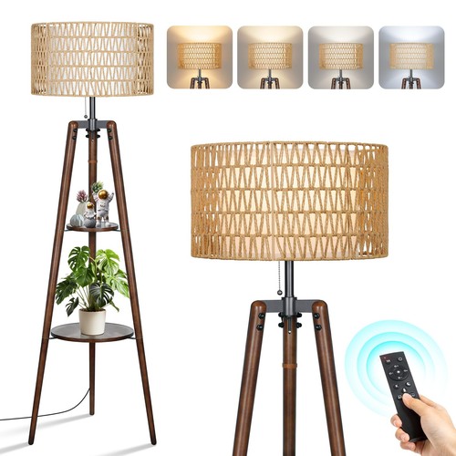 Outon tripod floor lamp rattan - outon,