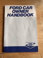 An Original Ford Car Owners Handbook, Dated 1970’s. Good Condition.