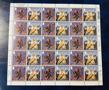 30 x GB First Class Terry Pratchett's Discworld Royal Mail Stamps SHEET MNH