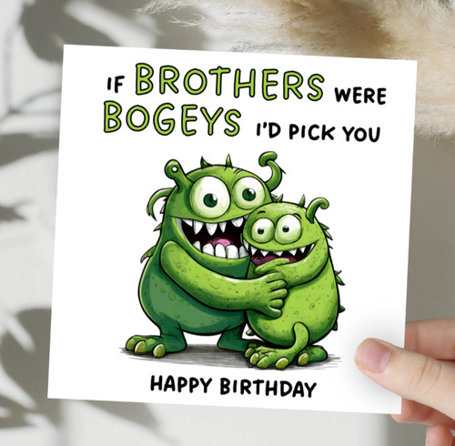 Funny birthday card brother - birthday,