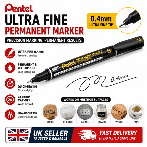 Pentel ultra fine permanent - pentel,