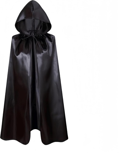 Proumhang black hooded robe - hooded,