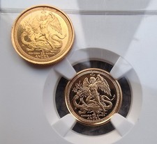 2 X 1/10 999.9 Fine Gold Isle