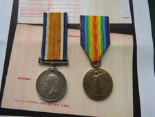 WW1 VICTORY/WAR MEDAL PAIR TO