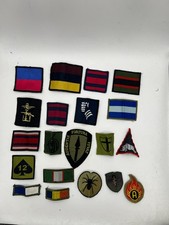 Various Military Cloth Badges