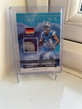 Amon-Ra St.Brown /99 International Origins Numbered Patch 2025 Detroit Lions NFL