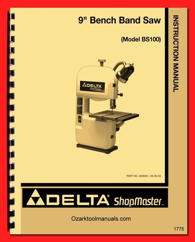 Delta benchtop band - 8",