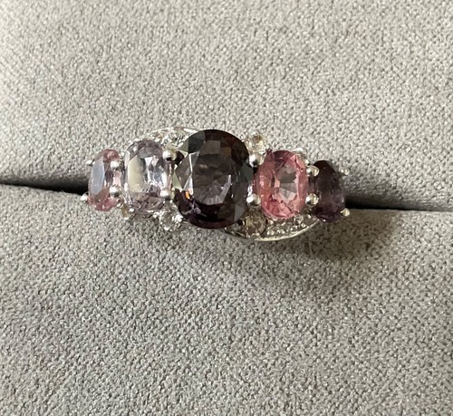 925 multicolour spinel stone - 5,
