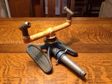 Vintage Cast Iron 1940/50’s Cooper Stewart Rain King Garden Lawn Water Sprinkler