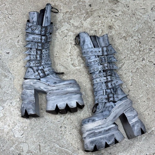 Painted distressed cyber goth - painted, cyber-goth