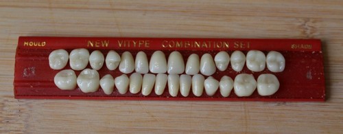 Vintage acrylic teeth upper - vintage,
