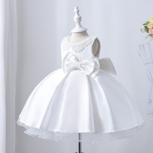 Adorable girl white satin - adorable,