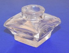 Vintage Glass Ink Pot Inkwell