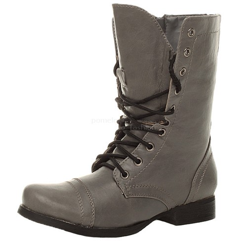 Womens grey combat military - combat,