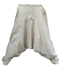 Cream Beige Aladdin Trousers