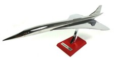 Concorde aérospatiale 1969 1:200 scale (30cm) Silver Chrome - Aircraft Plane