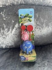 Famosa Disney Jungle Junction Zooter Action Figure Pig Blue Scooter Car Ellyvan