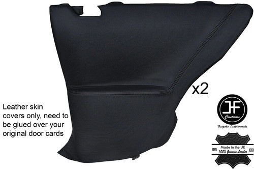 Black stitch rear - black, door