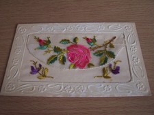 WW1 Vintage Silk Postcard