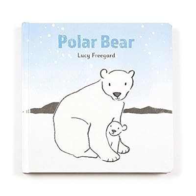 Polar bear book jellycat - bear, book,