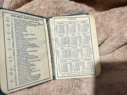 Vintage 1943 pocket - vintage,