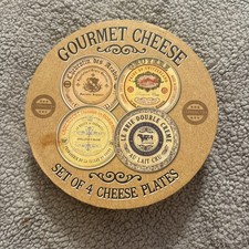 Gourmet Cheese Plates Set of 4