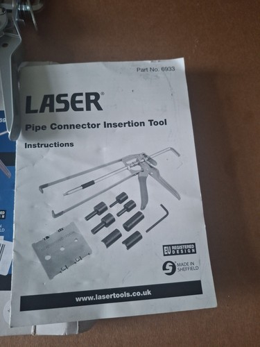 Laser 6933 pipe connector - pipe,