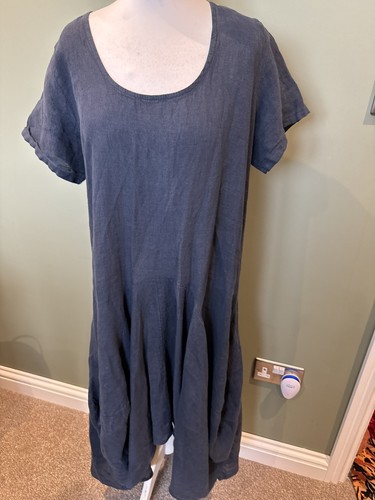 Luca vanucci blue linen - vanucci,
