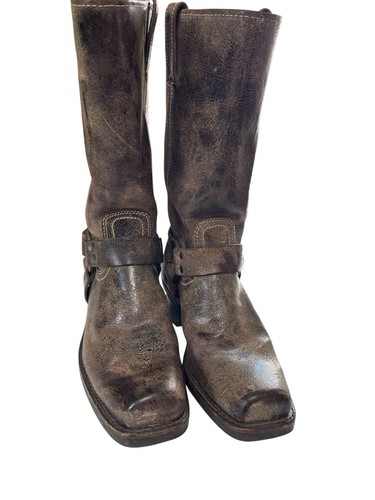 Frye harness moto boots - moto,