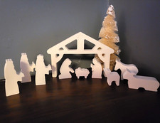 Christmas nativity set pure - christmas,