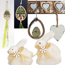 Easter Rabbit Wooden Décor