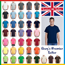 Mens Plain T-Shirt / Gildan Ultra Cotton Tee / New Popular Heavy Blank T Shirt