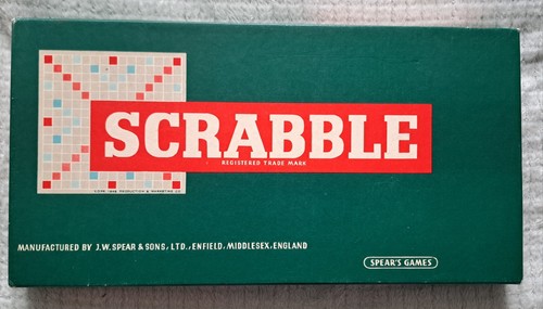 Vintage scrabble board game - board,