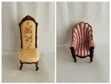 1:12 scale Dolls house Miniature Resin Chair by The Dolls House Emporium
