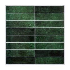 10pcs Sheet Kitchen Stick on Tile Stickers Bathroom 3D Self Adhesive Wall Tiles