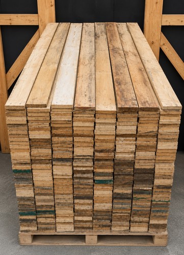 Reclaimed pallet wood - wood, wall