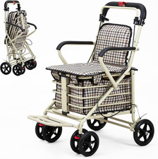Walk and Rest Shopping Trolley