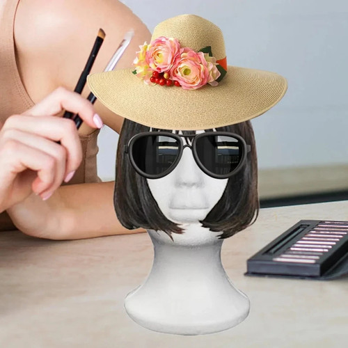 Polystyrene foam head dummy - foam,