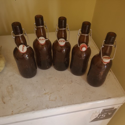 Vintage grolsch brown - 5, x