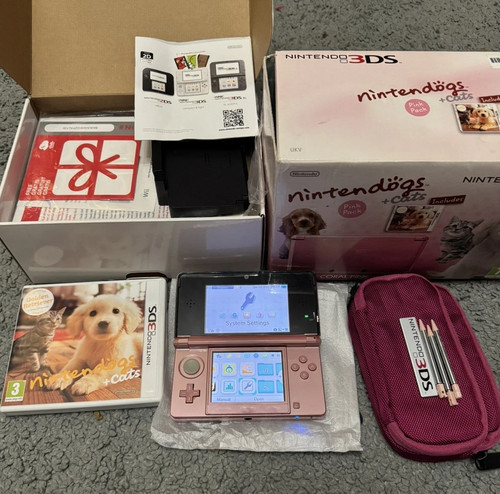 Nintendo 3ds coral pink - nintendo,