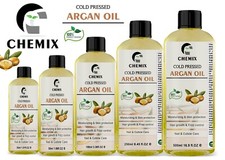 Organic Cold-Pressed Argan Oil - 100% Pure, Natural Moisturizer for Skin & Hair