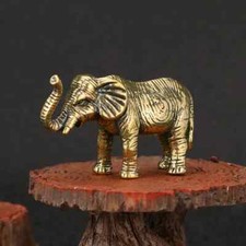 Small Brass Elephant Animal