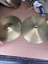 Free P&P. One Pair of  12” Mini Hi Hat Cymbals . Great For Busking.