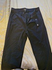 boohoo man smart trouser Black W30R L32 shell type material. Never Worn 