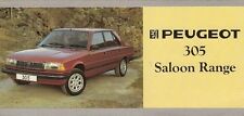 Peugeot 305 Saloon 1984-1985